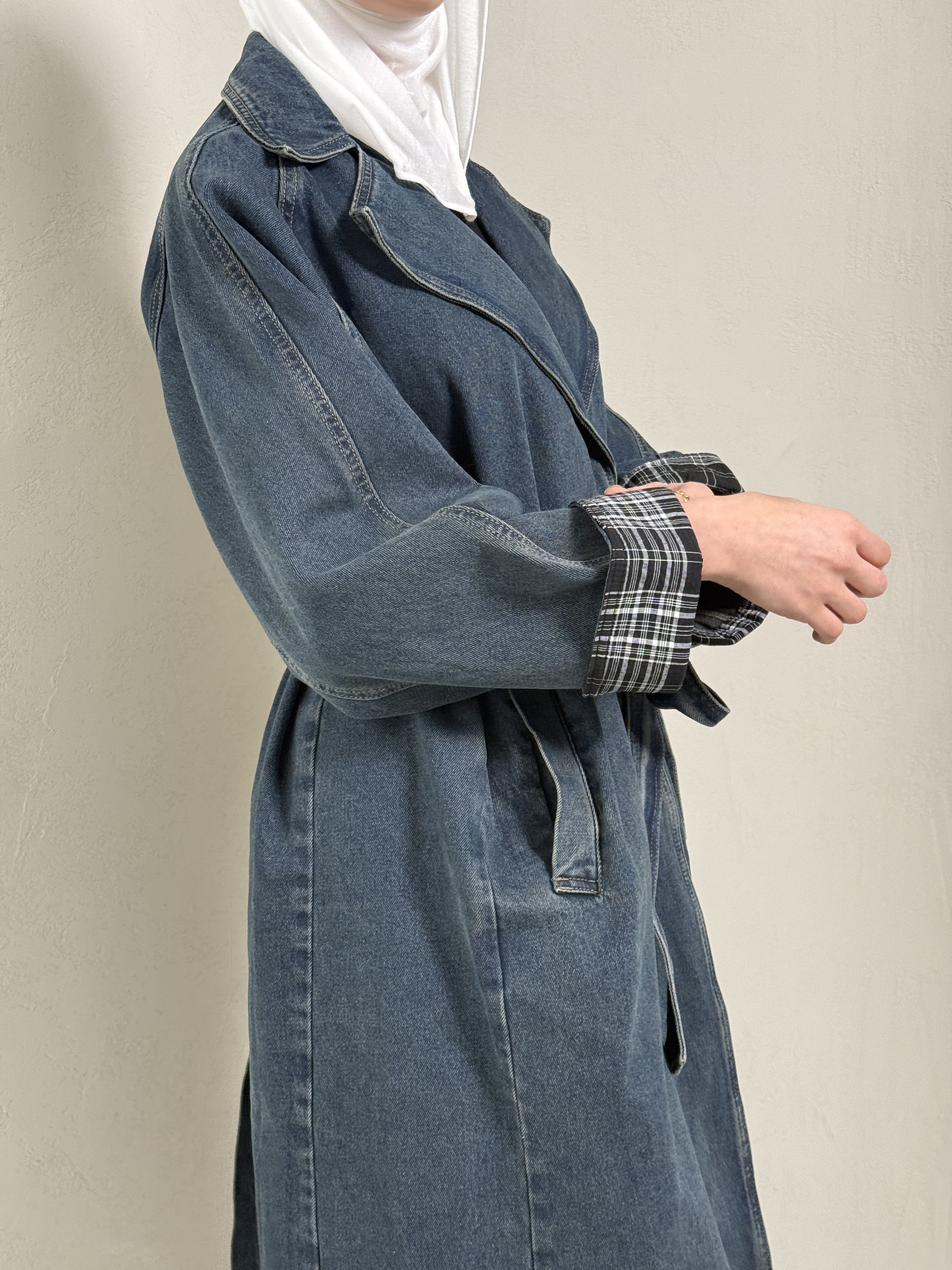 Denim Trench Coat